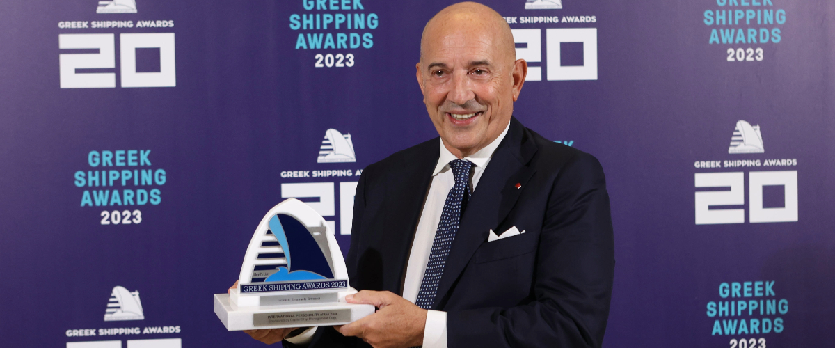 Emanuele Grimaldi honoured as International Personality of the Year